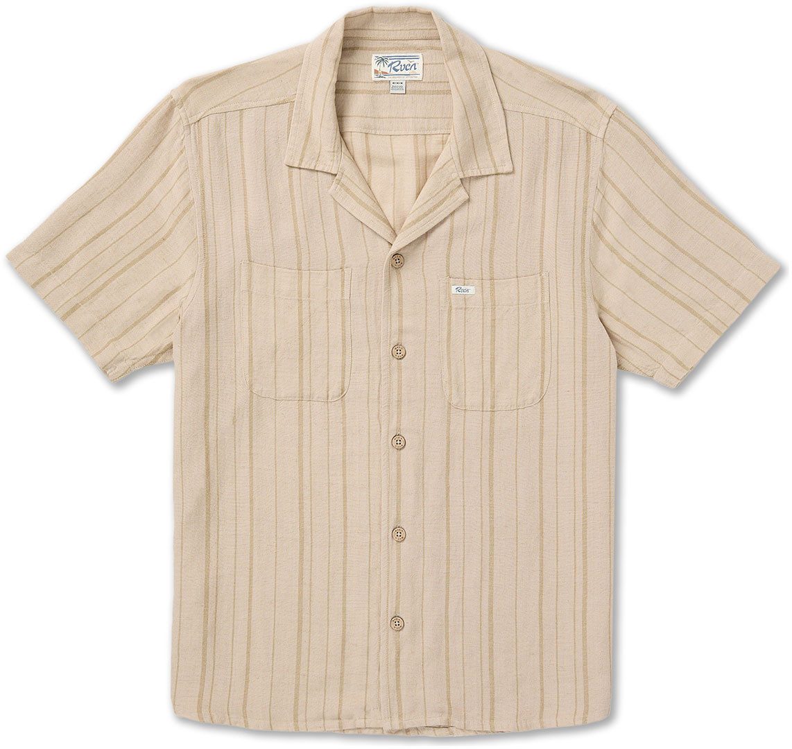 RVCA Kurzarmhemd RVCA EXOTICA STRIPE SS Hemd 2026 light khaki