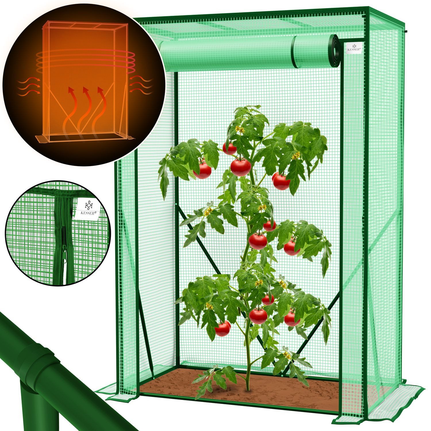 KESSER Foliengewächshaus, Premium Tomatengewächshaus Foliengewächshaus, Gew günstig online kaufen