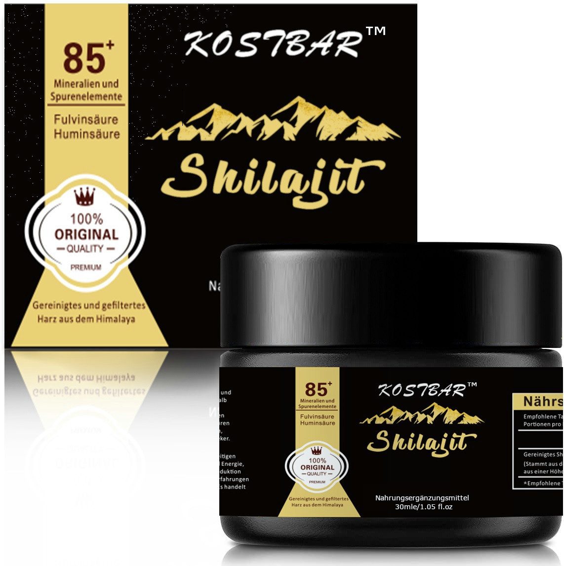 Shilajit Resin Resin (Kräuterharz)