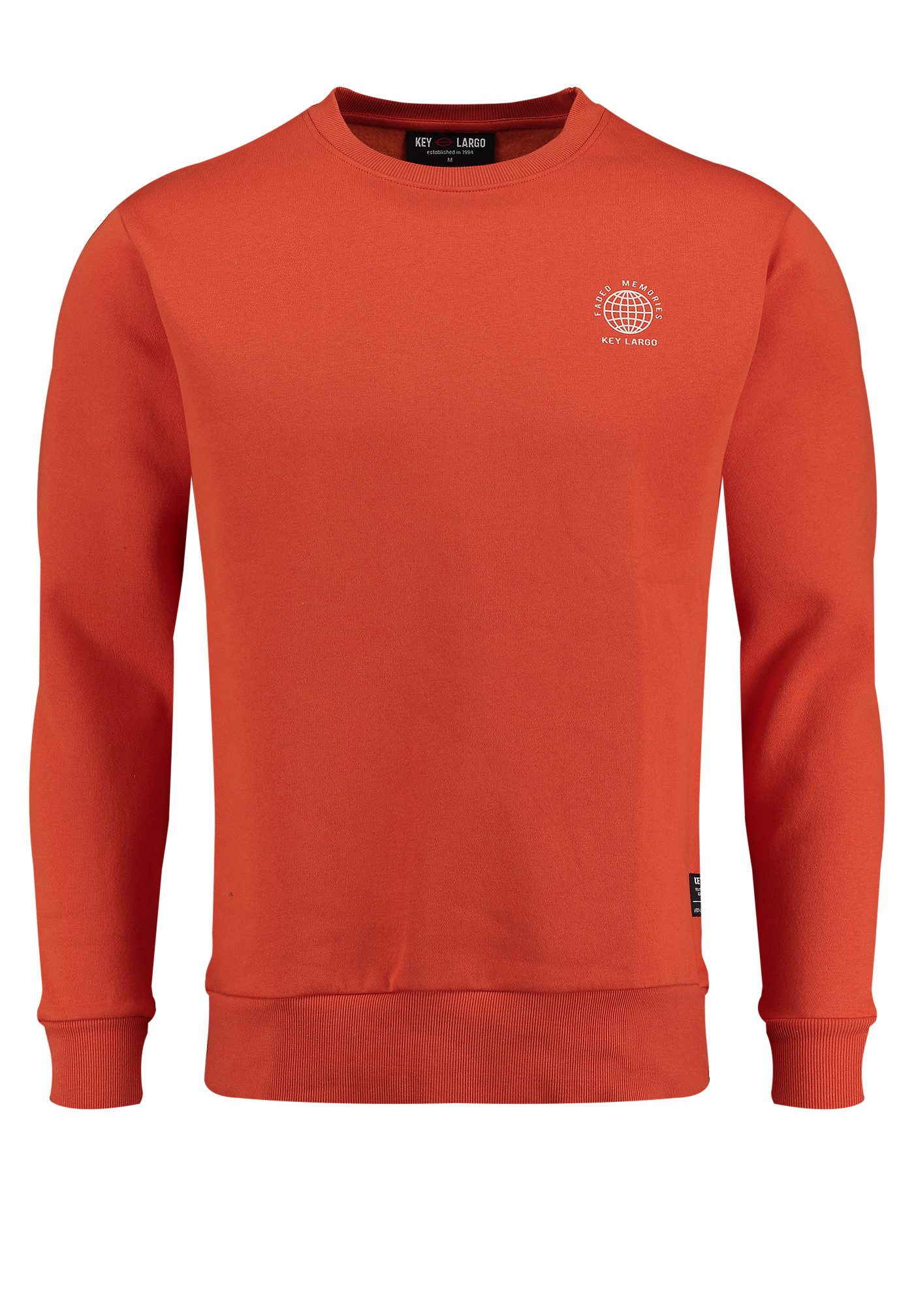 Key Largo Sweatshirt MSW KLFADED MEMORIES round (1er) günstig online kaufen