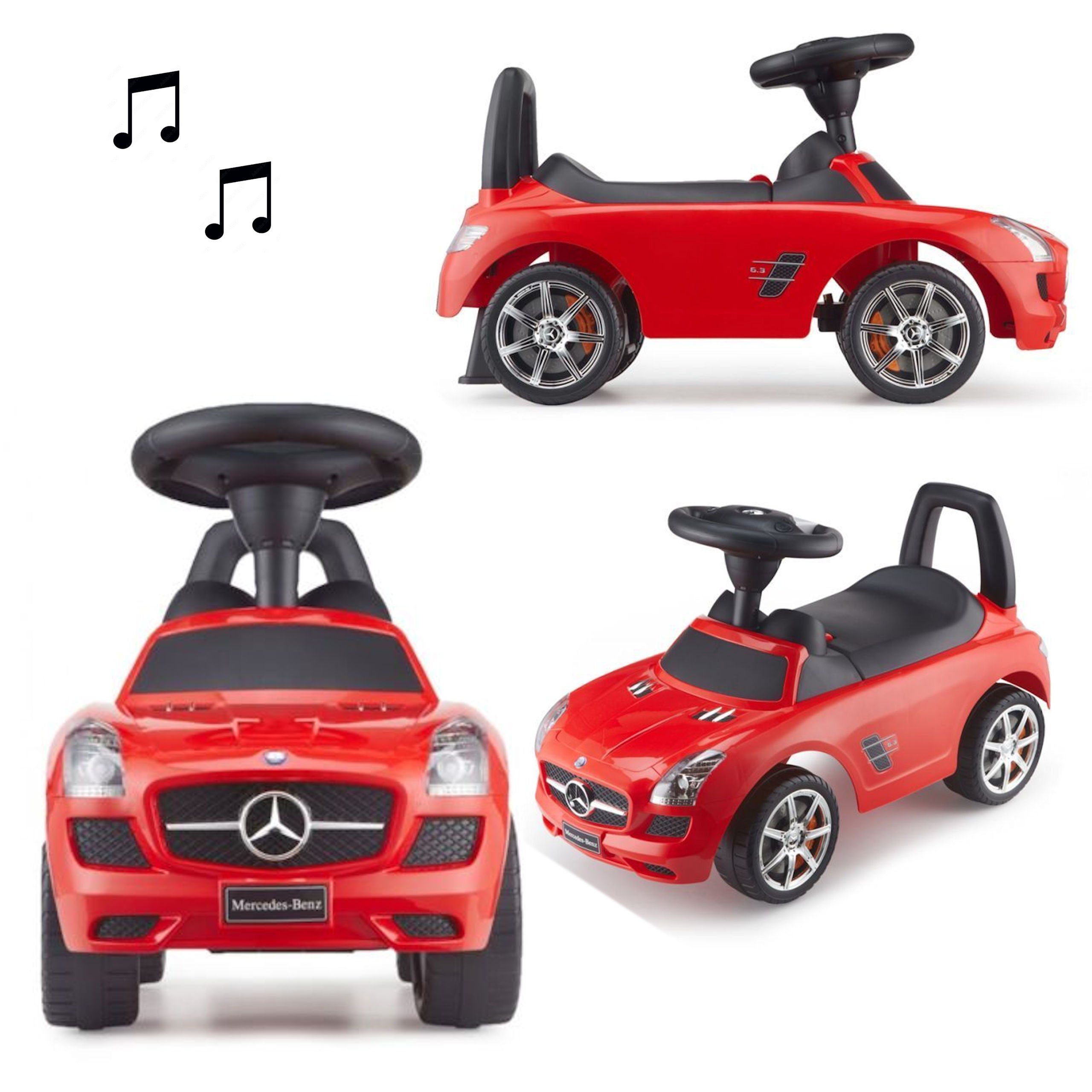 Rutscherauto Rutschauto, Mercedes-Benz SLS AMG, Spielzeugauto, ab 12 Monaten