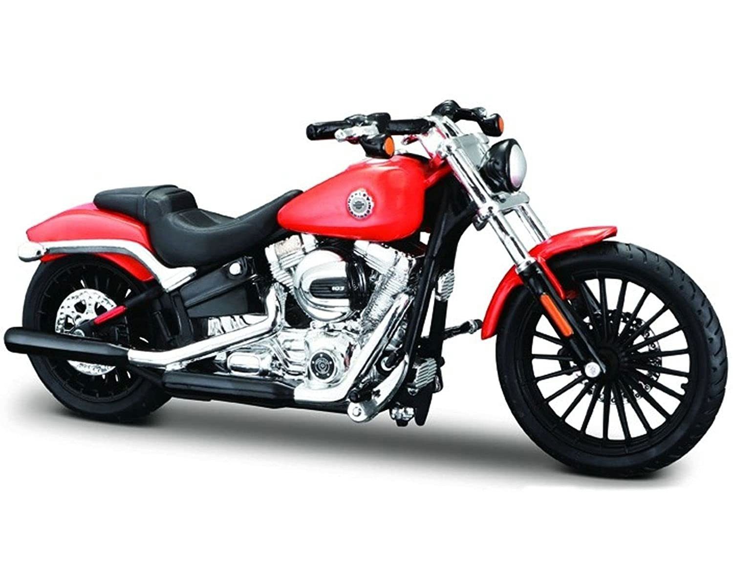 Maisto® Modellmotorrad HD Serie 35 - 2016 Breakout rot, Maßstab 1:18, detailliertes Modell