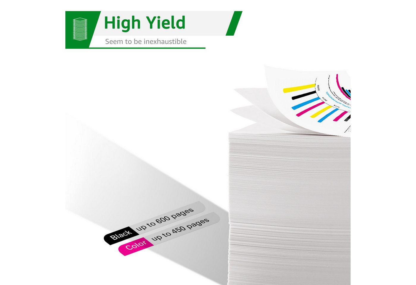 Thumbnail - Greensky 4er-pack 305 Druckerpatronen Kompatibel für HP 305 XL Multipack Tintenpatrone (für HP ENVY 6000 6010 6015 6015 ...