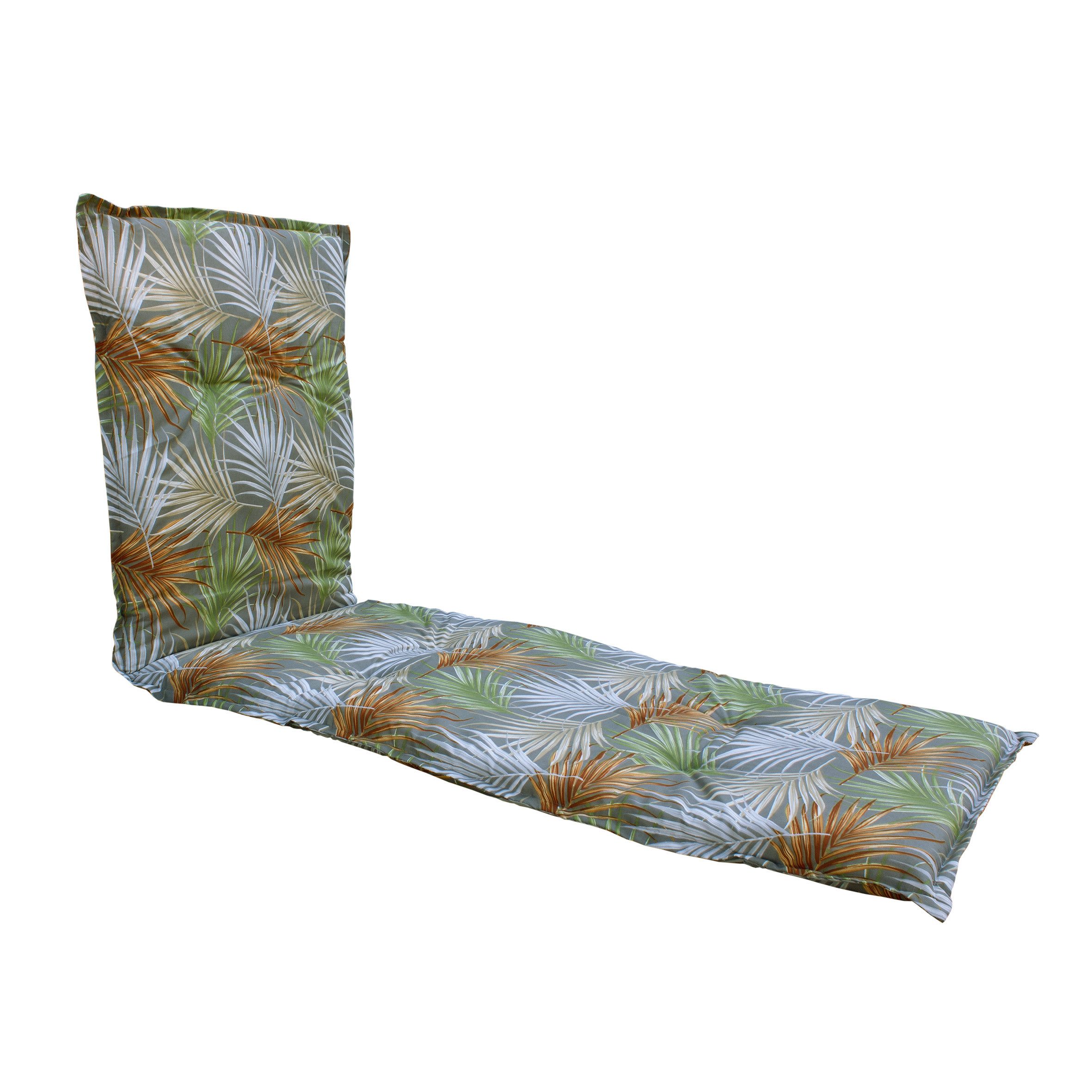Spetebo Liegenauflage Universal Sonnenliegen Polsterauflagen 190 x 60 cm, (1 St), Polster Liegekissen für Gartenliegen