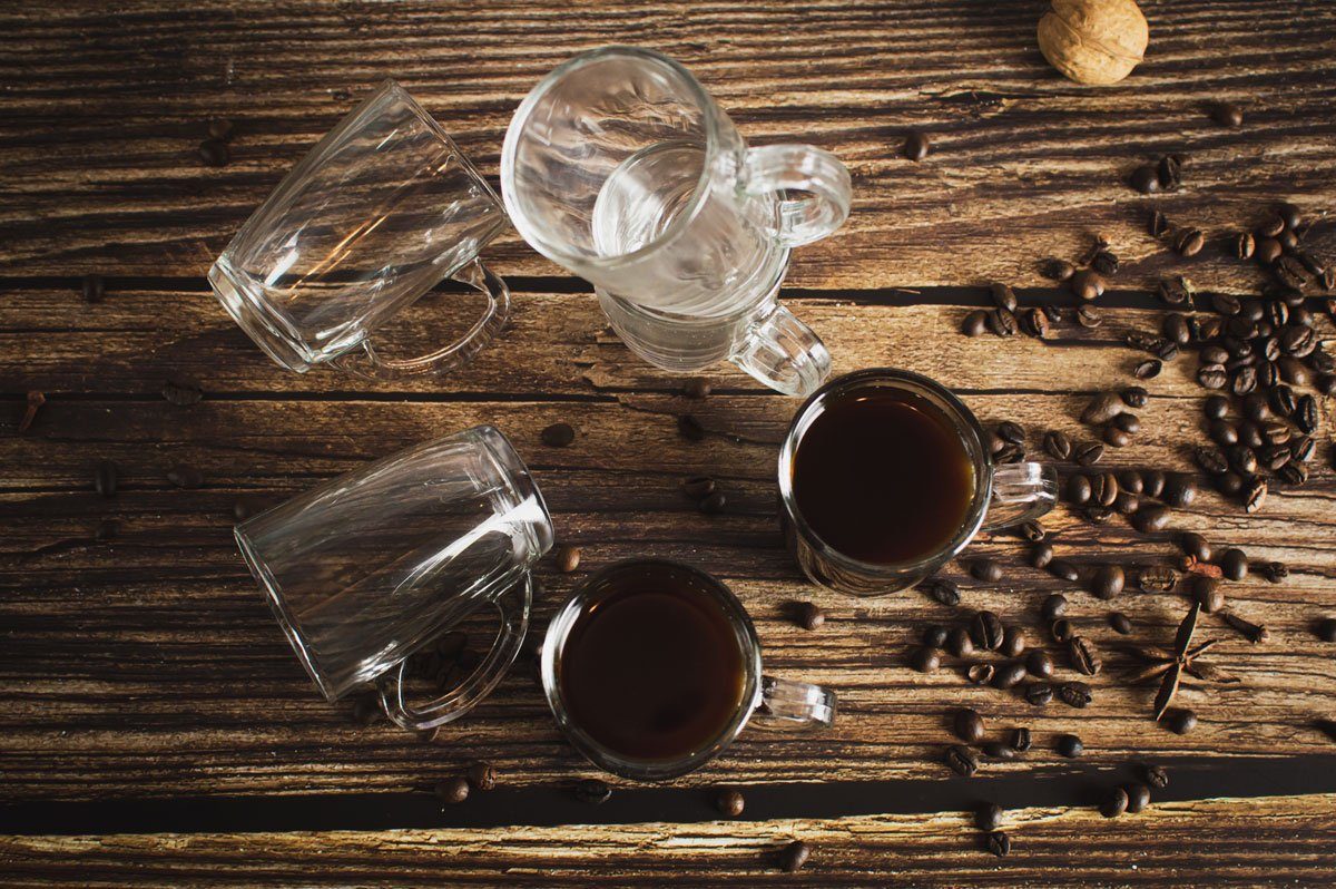 Sendez Espressoglas 6 Espresso Gläser 90ml Espressotassen Tasse Espressoglas Kaffeegläser, 6-tlg., Glas