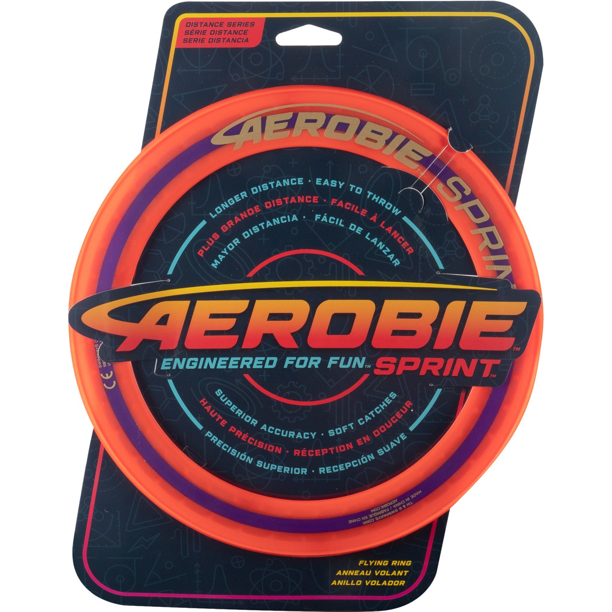 Spin Master Lernspielzeug Aerobie Sprint Flying Ring, Art:  Geschicklichkeitsspiel