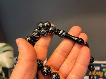 TesbihBid Kettenanhänger Kuka Hand Made (Prayerbeads Bakalite faturan Gebetskette, Sandalous, (Tesbih Misbaha islam Amber Kehribar oltu Subha)