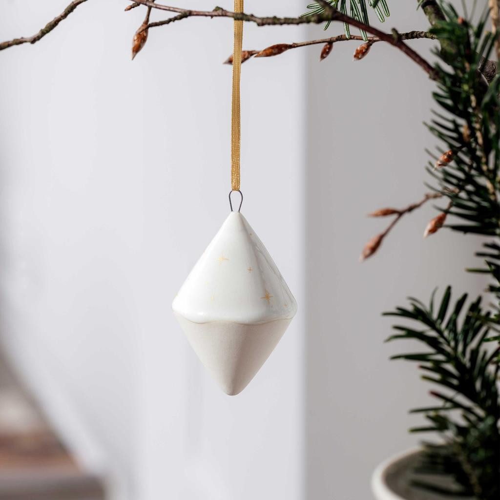 like. by Villeroy & Boch Dekoobjekt Winter Glow Ornament Doppelkegel (1 St)