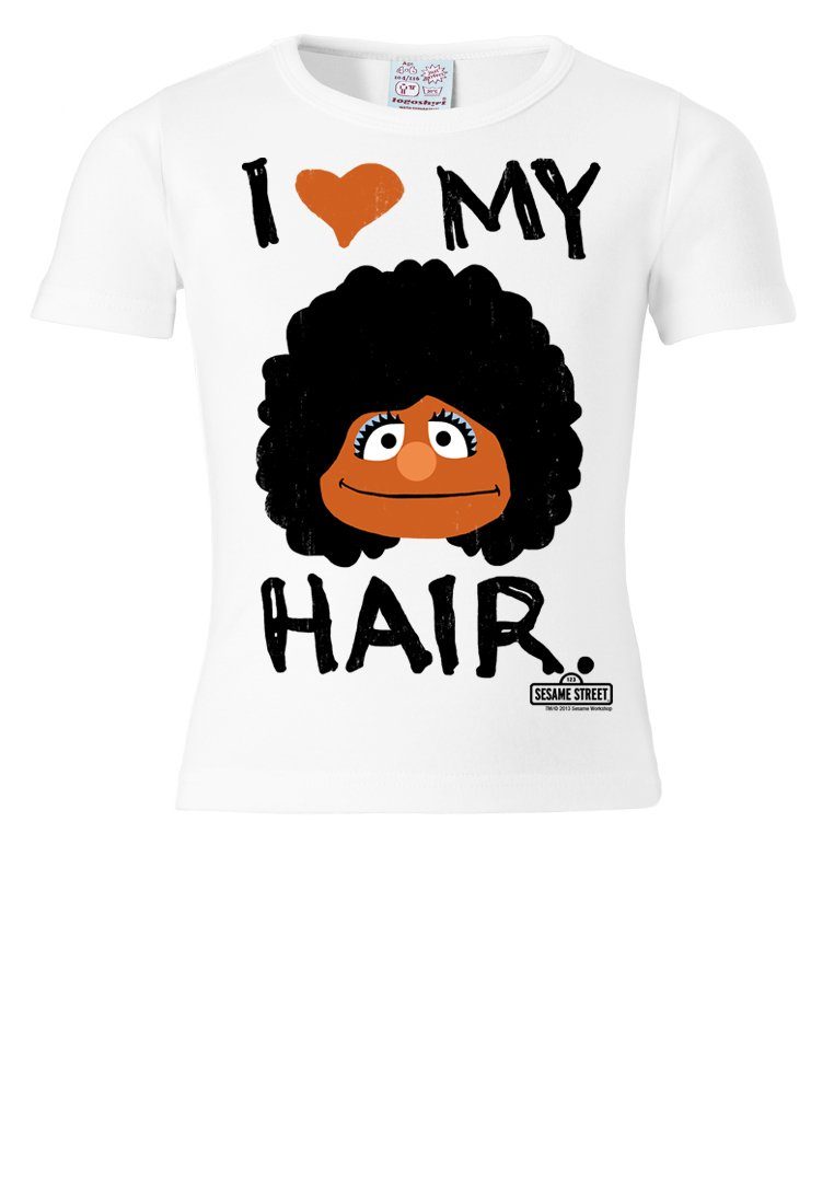 LOGOSHIRT T-Shirt I Love My Hair mit tollem Frontprint. Reduzierter Preis € 17,95. Unverbindliche Preisempfehlung € 27,95