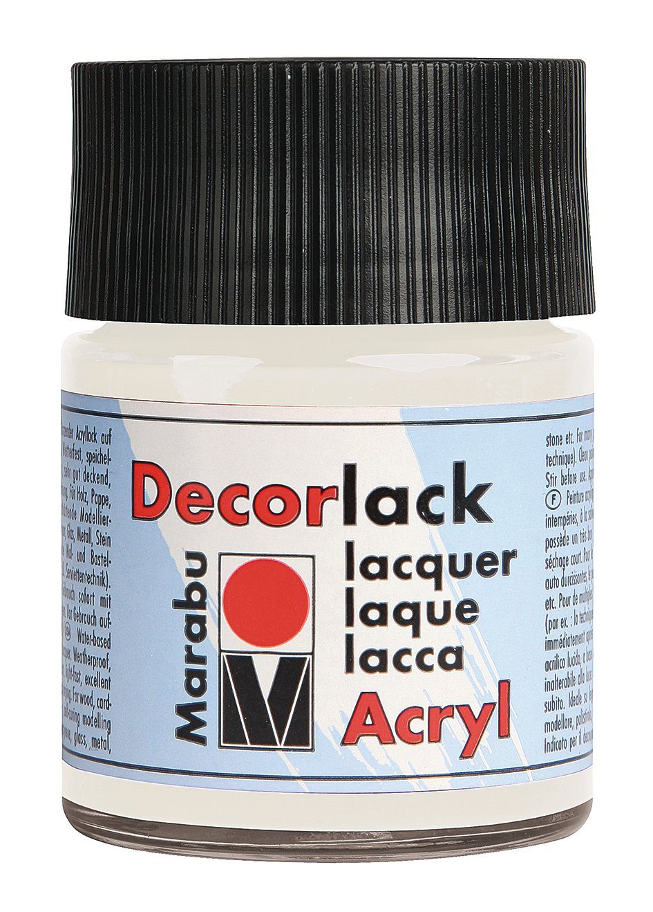 Marabu Bastelfarbe Decorlack, 50 ml Weiß