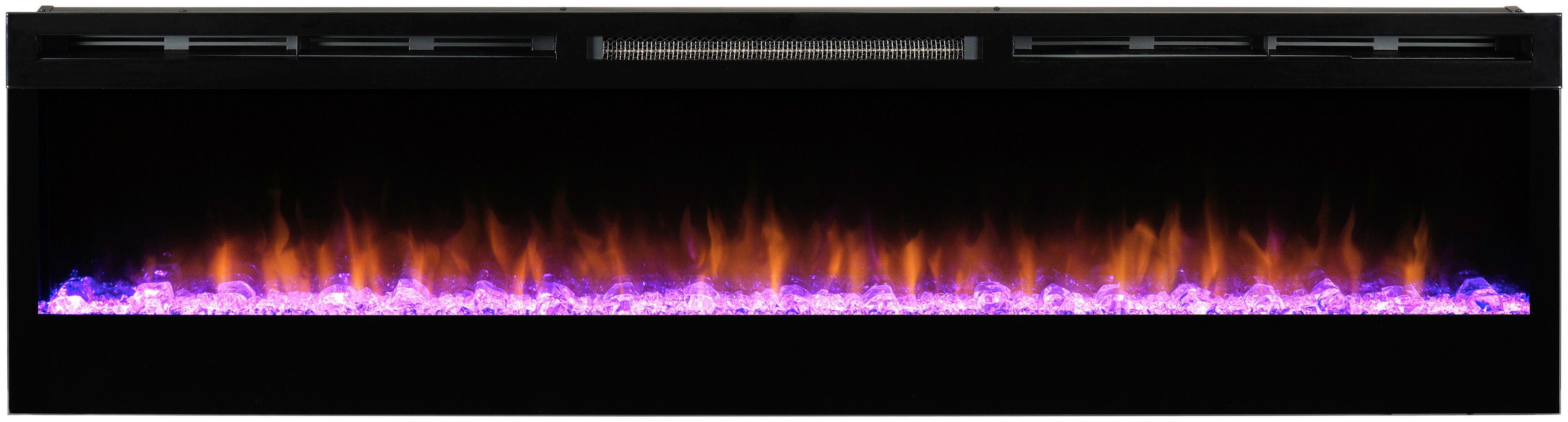 Dimplex Elektrokamin Prism 74", schwarz,mit Heizung, Fernbedienung, Optiflame® Flammeneffekt