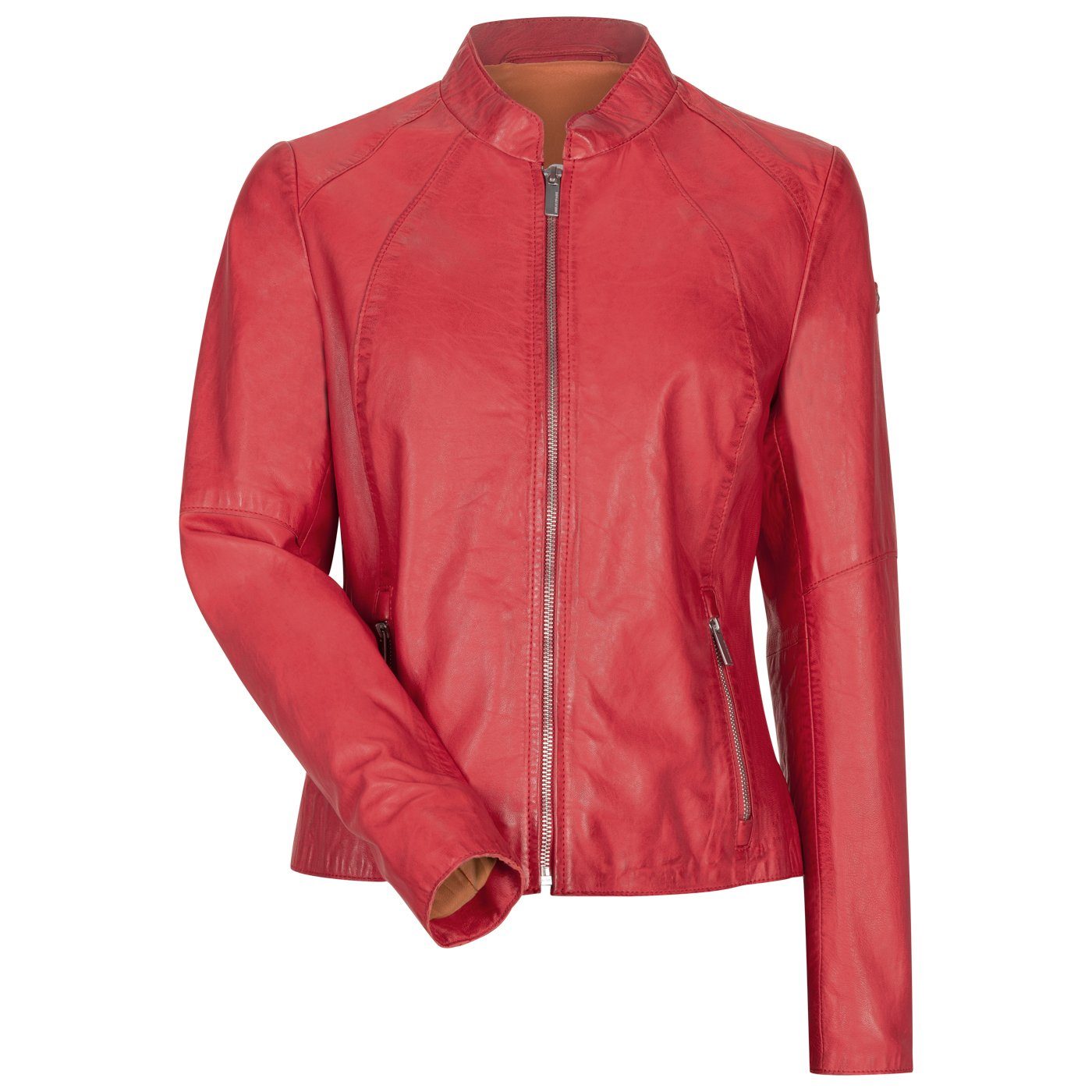 Milestone Lederjacke klassische Damenjacke aus Lammnappa günstig online kaufen