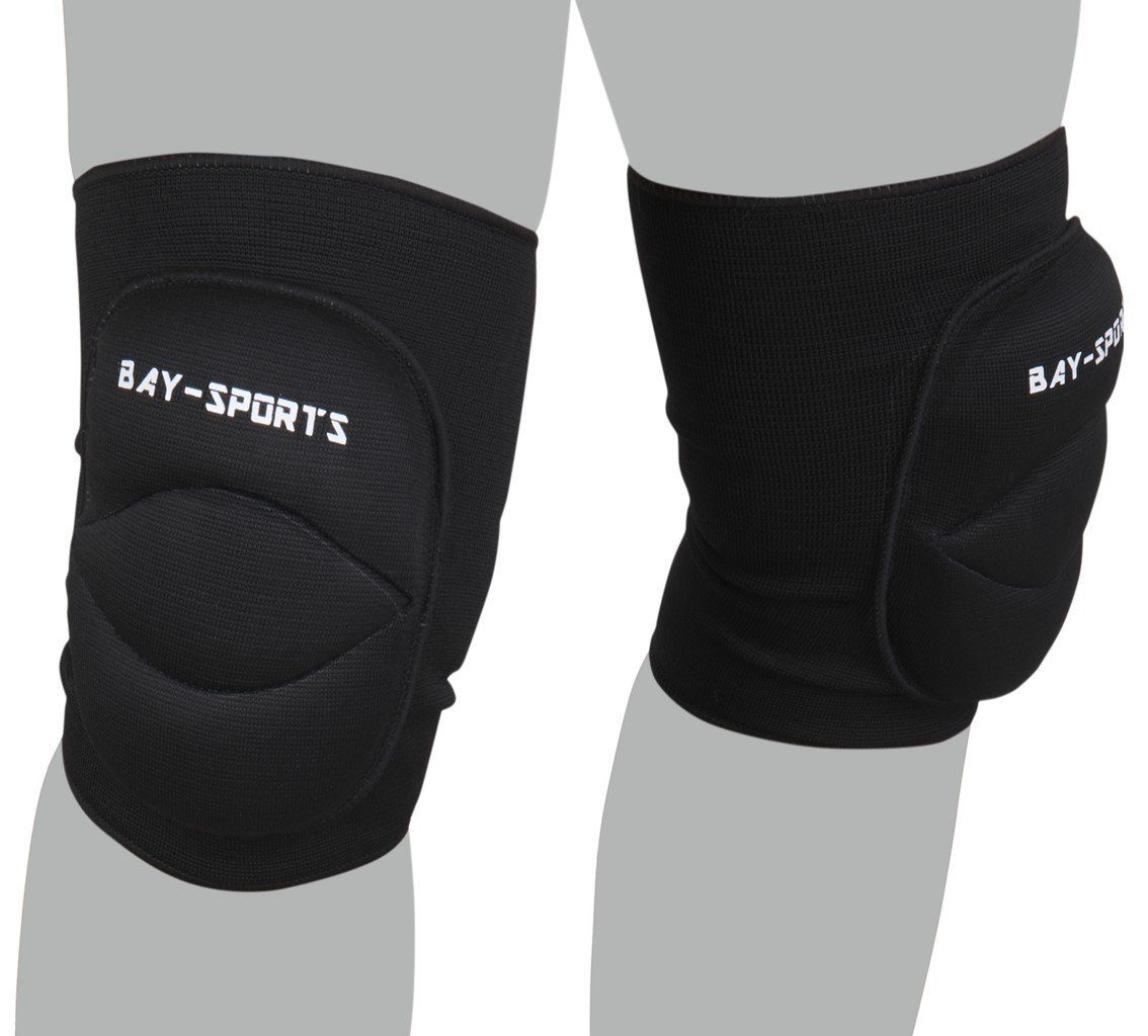 BAY-Sports Knieprotektor Knieschutz Attack Наколенник Schützer Kniebandagen Sport schwarz