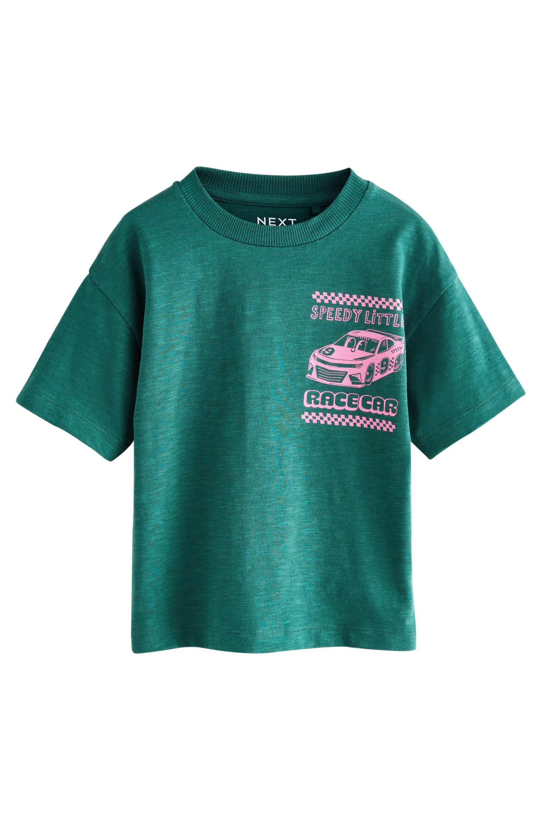 T-Shirt Kurzarm-T-Shirt mit Rücken-Print