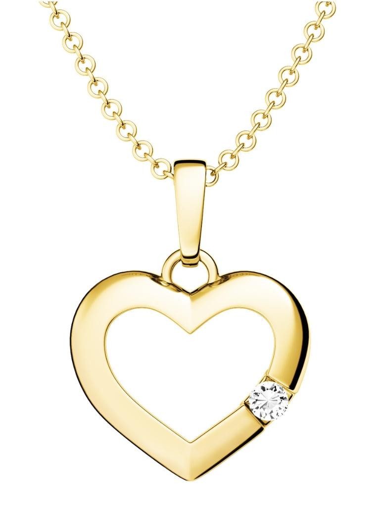 Amoonic Herzkette Halskette Damen Silber 925 günstig online kaufen