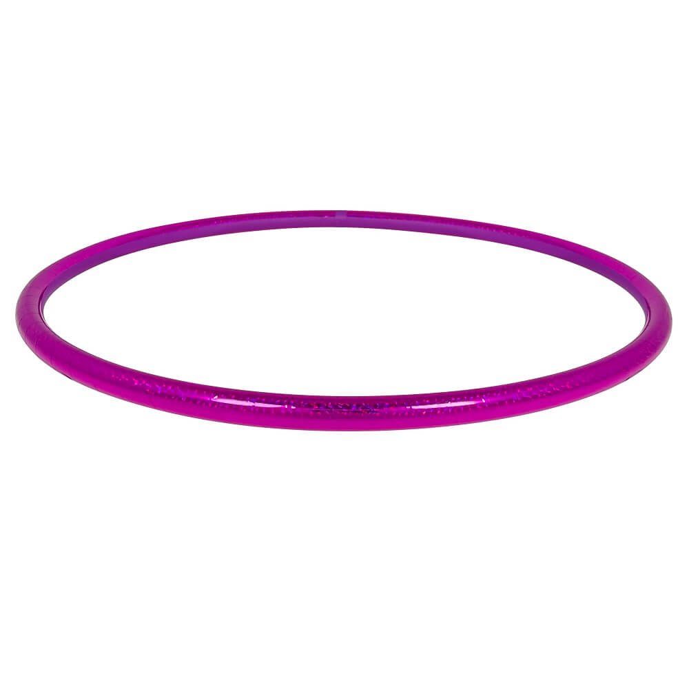 Hoopomania Hula-Hoop-Reifen Mini Hologramm Hula Hoop, Ø50cm, Farben, Pink