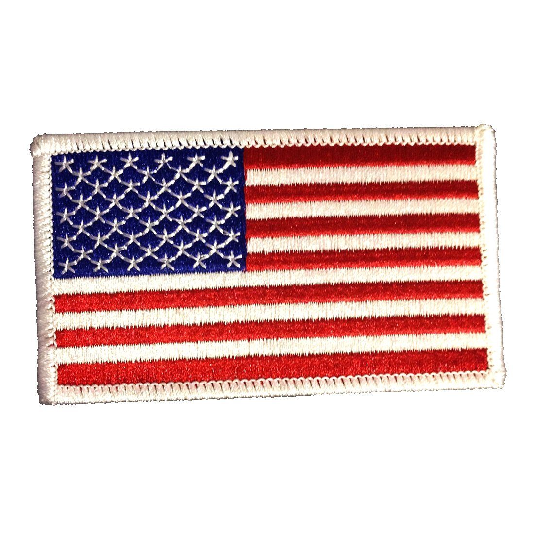 Catch the Patch Aufnäher Bügelbild, Aufbügler, Applikationen, Patches, Flicken, zum aufbügeln, Polyester, USA Army Flagge Fahne - Größe: 8,2 x 5,0 cm
