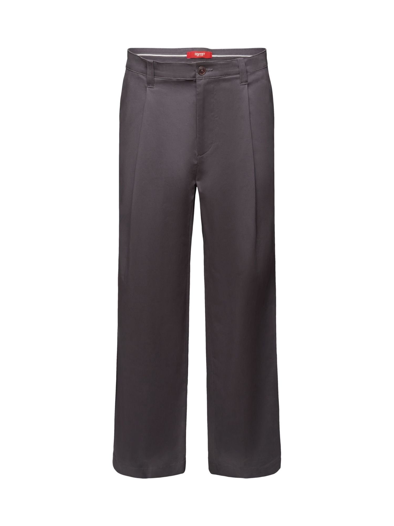 Esprit Chinohose Chinohose mit weitem Bein