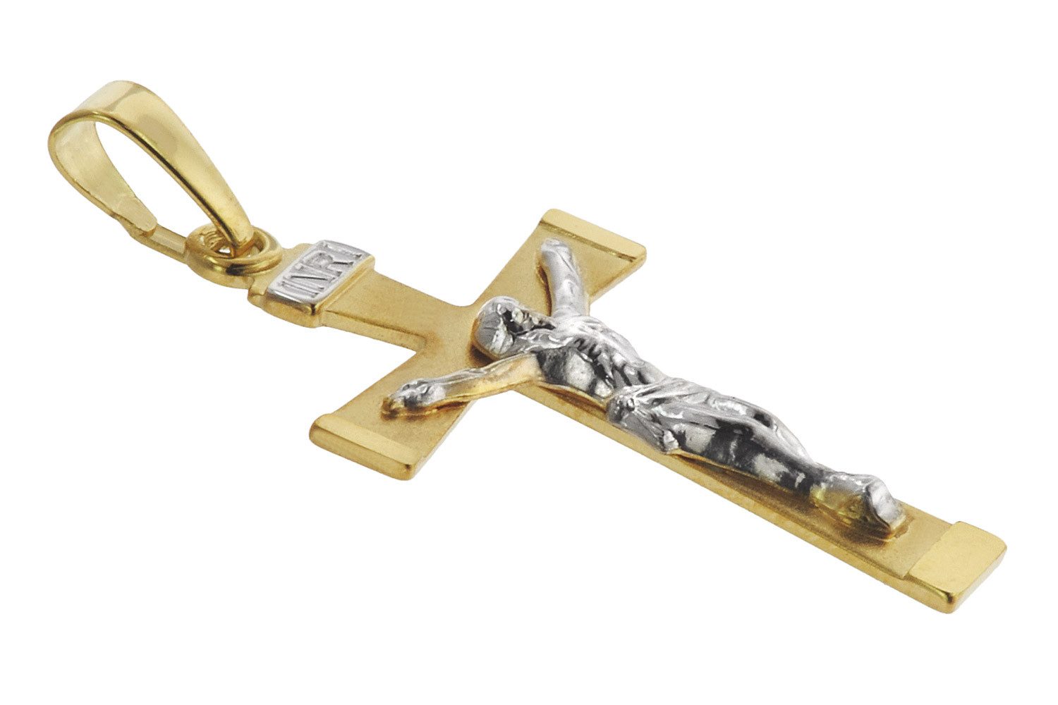 trendor Kette mit Anhänger Kruzifix Gold 333/8 Karat mit plattierter günstig online kaufen