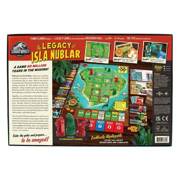 Funko Spiel, Jurassic World: The Legacy of Isla Nublar Board Game (English)