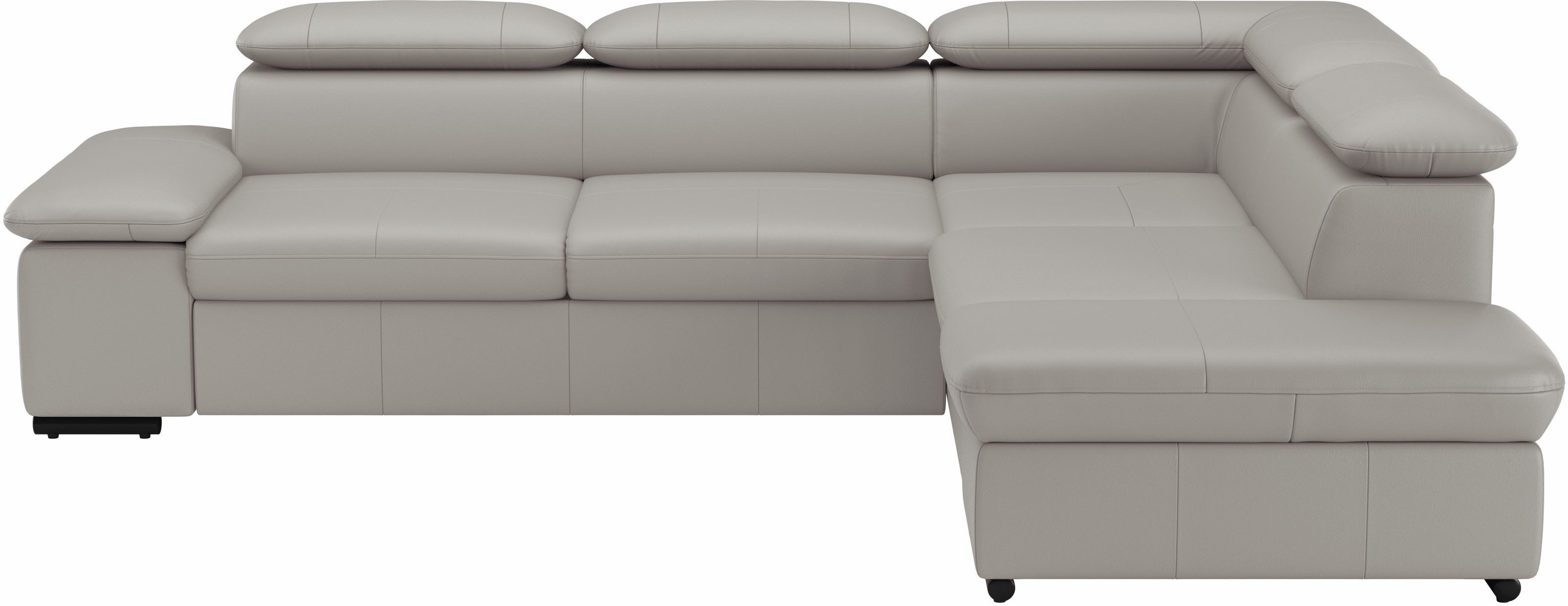 sit&more Ecksofa "Alcudia L-Form" mit Armteilverstellung, optional Kopfteil günstig online kaufen