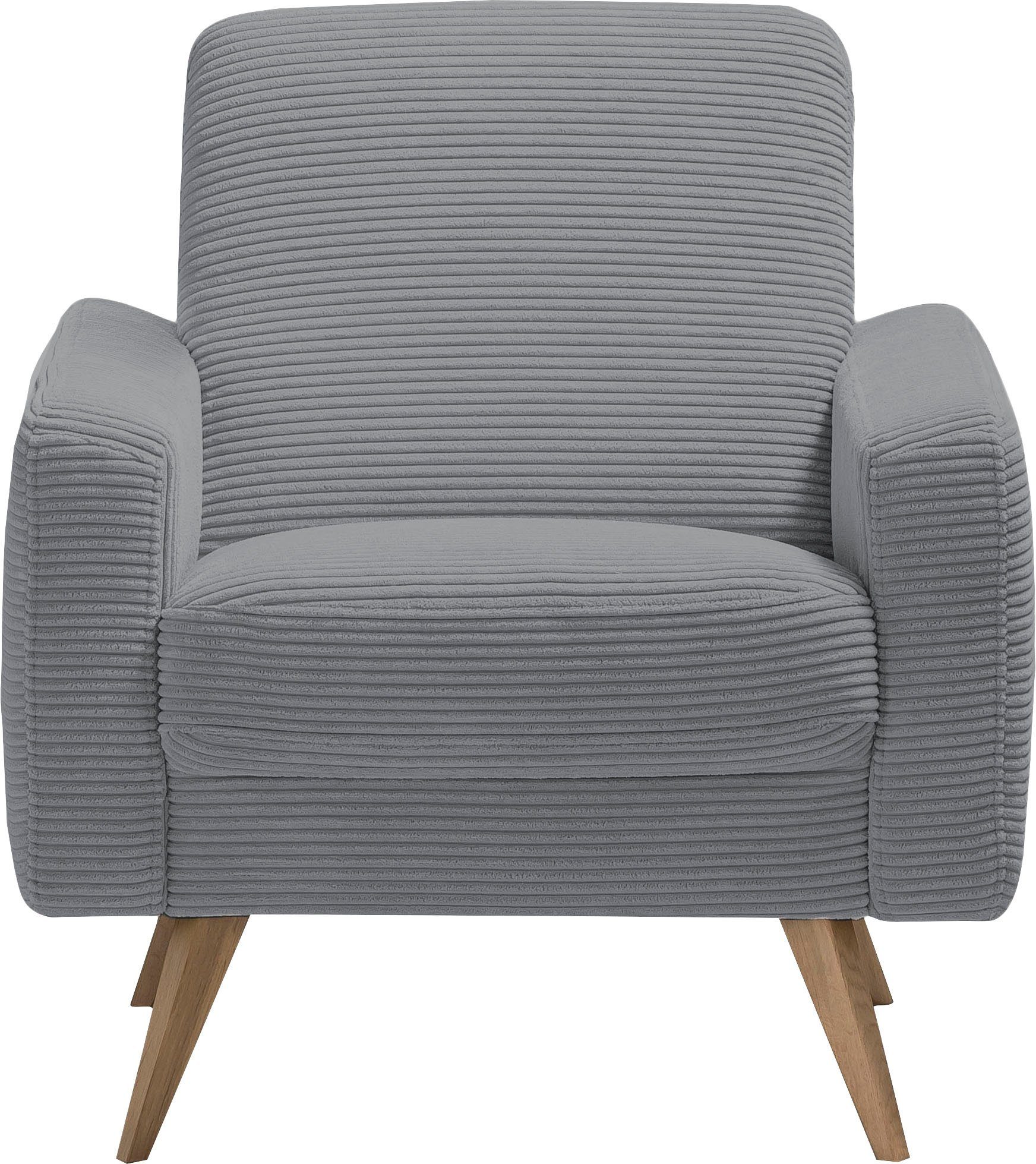 exxpo - sofa fashion Sessel Samso grey | Einzelsessel