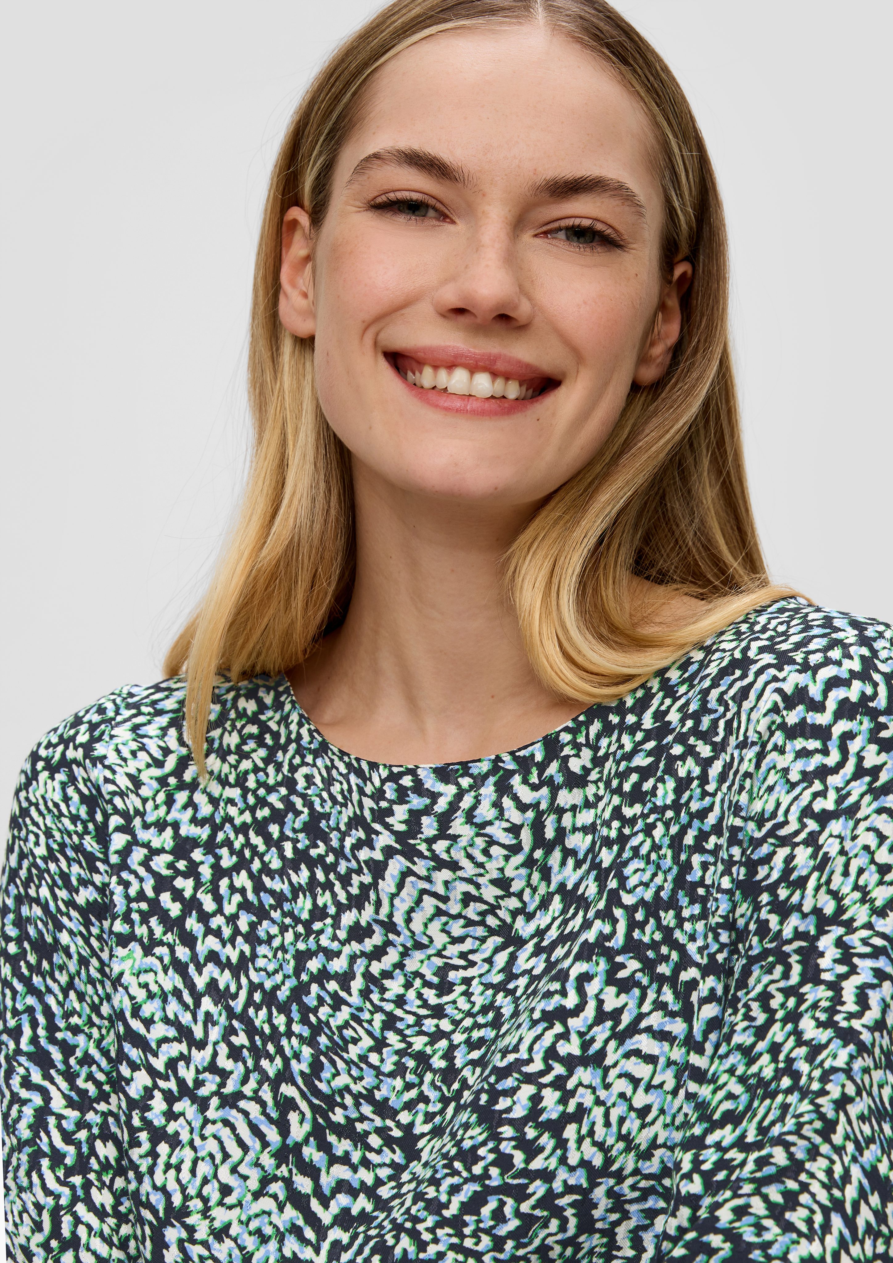 s.Oliver BLACK LABEL Langarmbluse Bluse mit günstig online kaufen