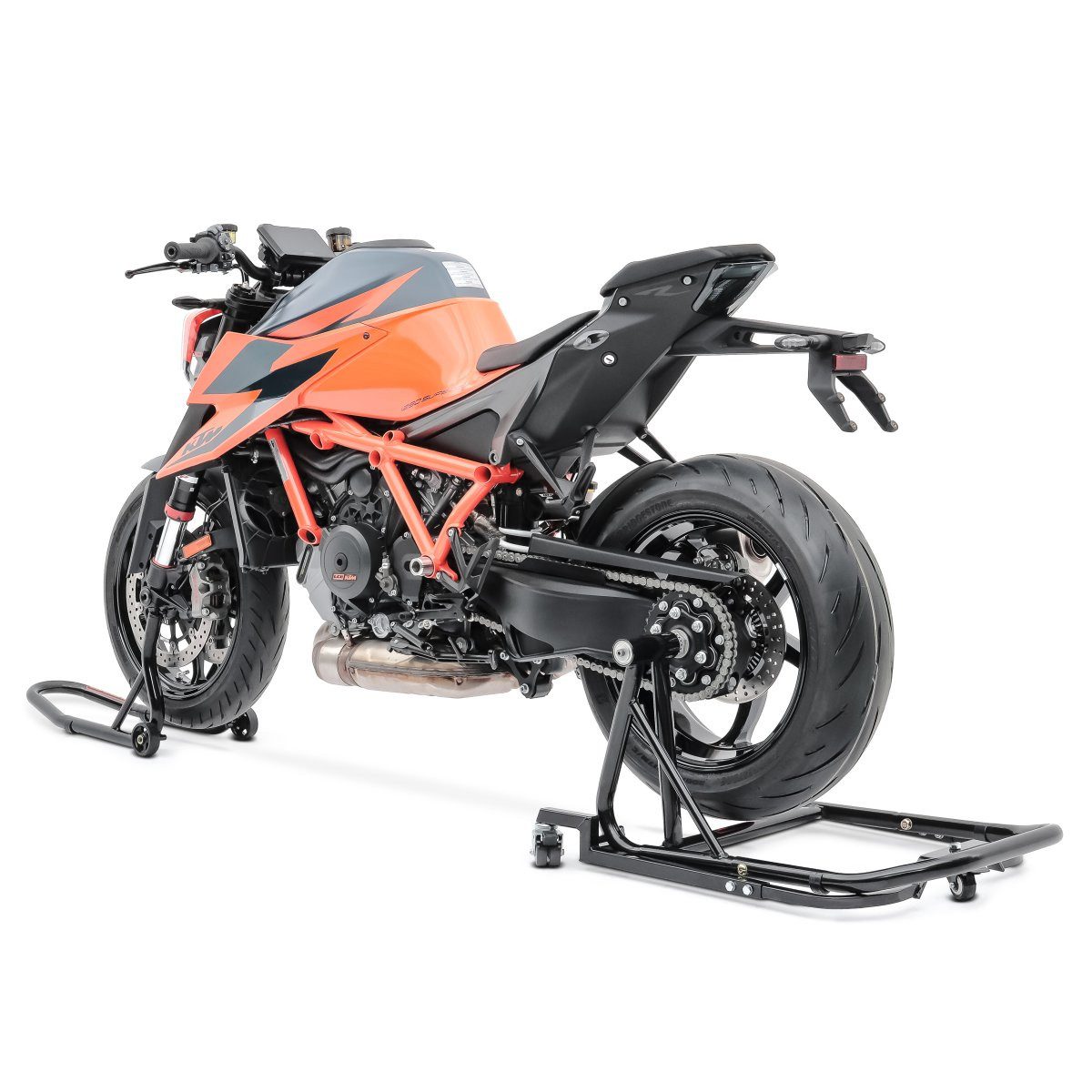 Motorradheber Einarm Montageständer Set für BMW HP2 Megamoto 07-10 Rangierhilfe FKB