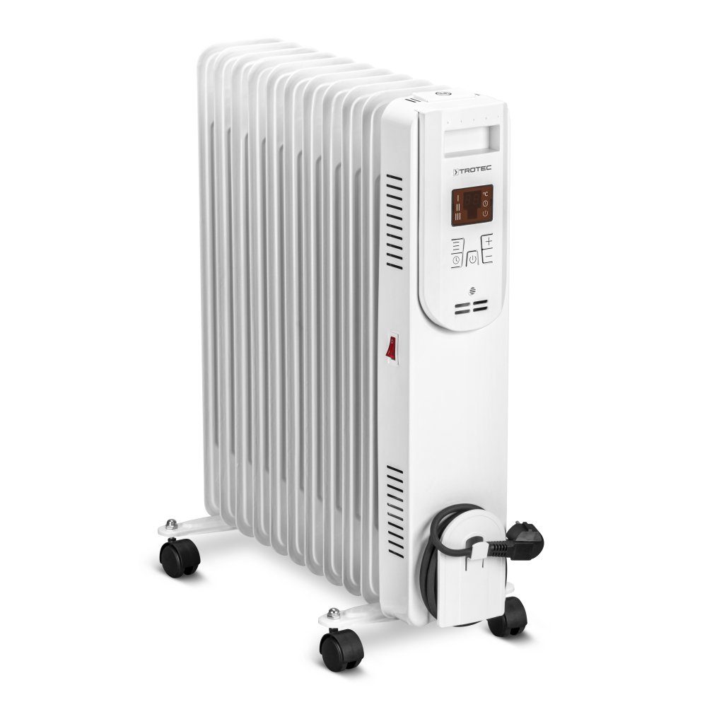 TROTEC Ölradiator TRH 26 E, 2500 W, Heizleistung für schnelle und behagliche Wärme 3 Heizstufen Heizer Heizung