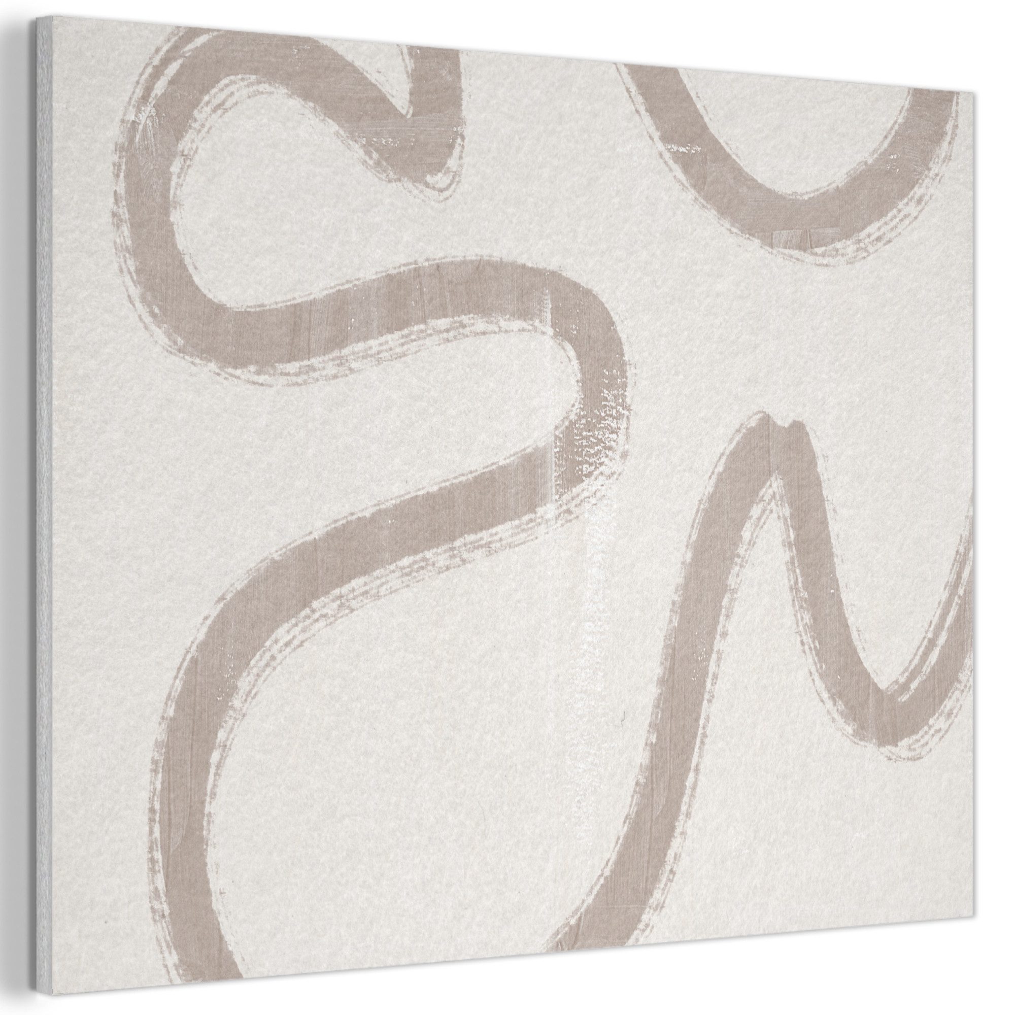 MuchoWow Gemälde Moderne Kunst - Beige günstig online kaufen
