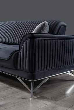 Villa Möbel Sofa Bond, 1 Stk. 2-Sitzer, Quality Made in Turkey, Luxus-Microfaser (100% Polyester)