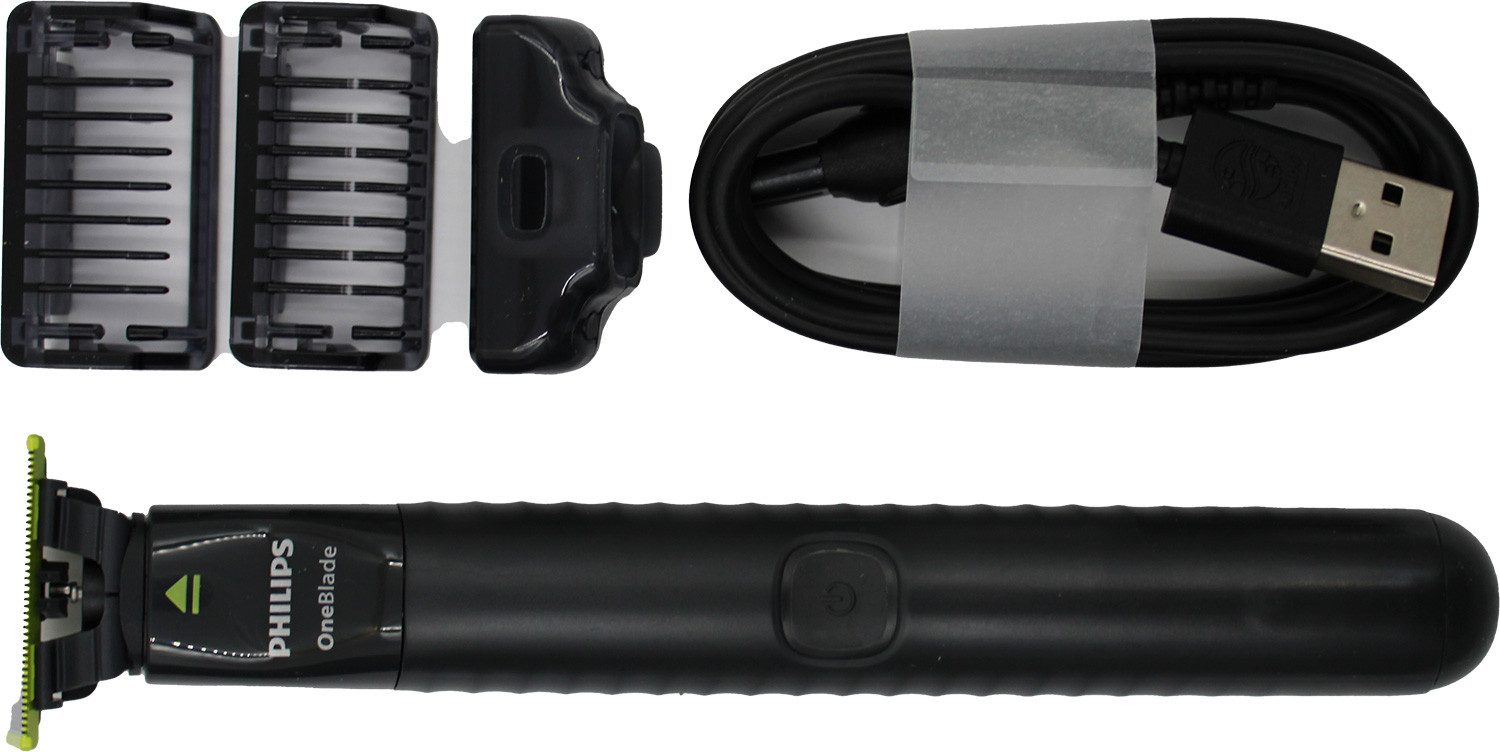 Philips Bartschneider Philips QP1424/10 OneBlade Face wet&dry Akku Trimmer