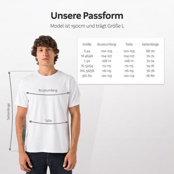 Burnell & Son T-Shirt Tshirt Herren aus 100% Baumwolle Regular Fit Basic Männer Set (S-5XL) (Packung, 3-tlg., 3er-Pack) in Unifarbe