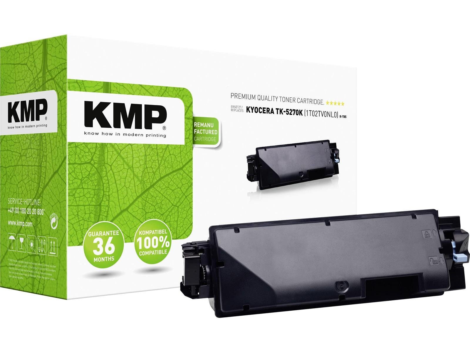 KMP Tonerkartusche KMP Kyocera S. Toner black TK-5270K/TK5270K K-T85 8000 remanufactured