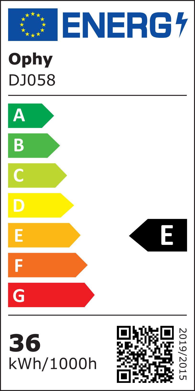Energieeffizienzklasse: 