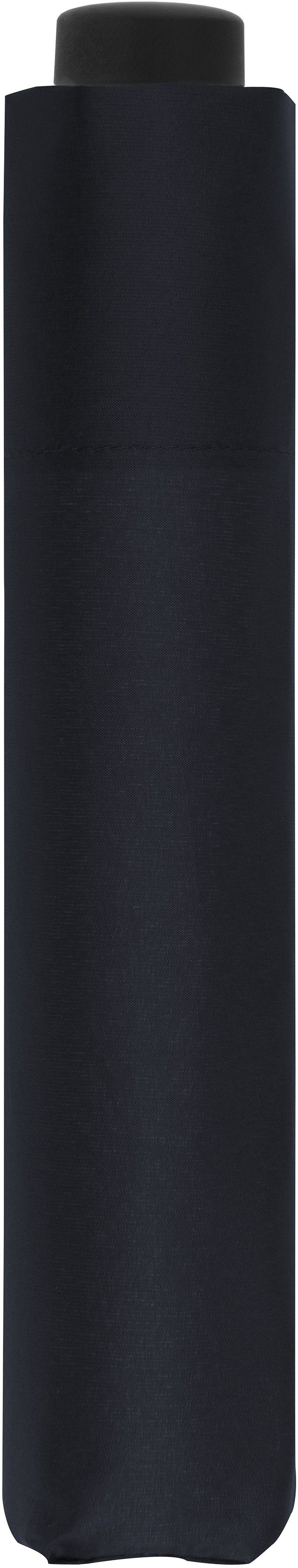 Large, doppler® Zero Uni Black Simply schwarz Taschenregenschirm