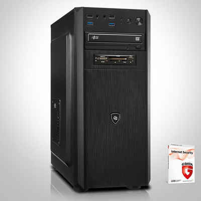 Memory PC Business-PC (AMD Ryzen 5 5600G, Radeon R7, 16 GB RAM, 2000 GB HDD, 500 GB SSD, Luftkühlung)
