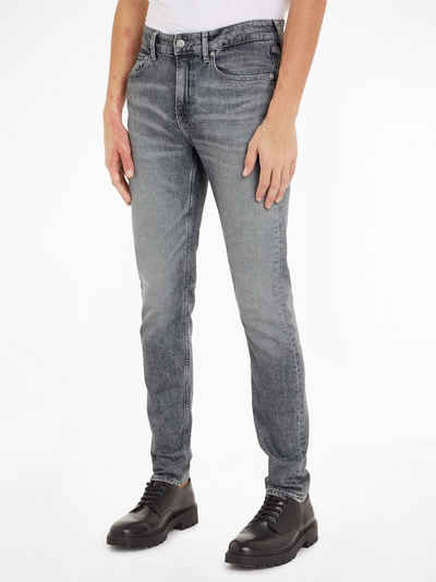 Calvin Klein Джинси Tapered-fit-Jeans SLIM TAPER mit Leder-Badge