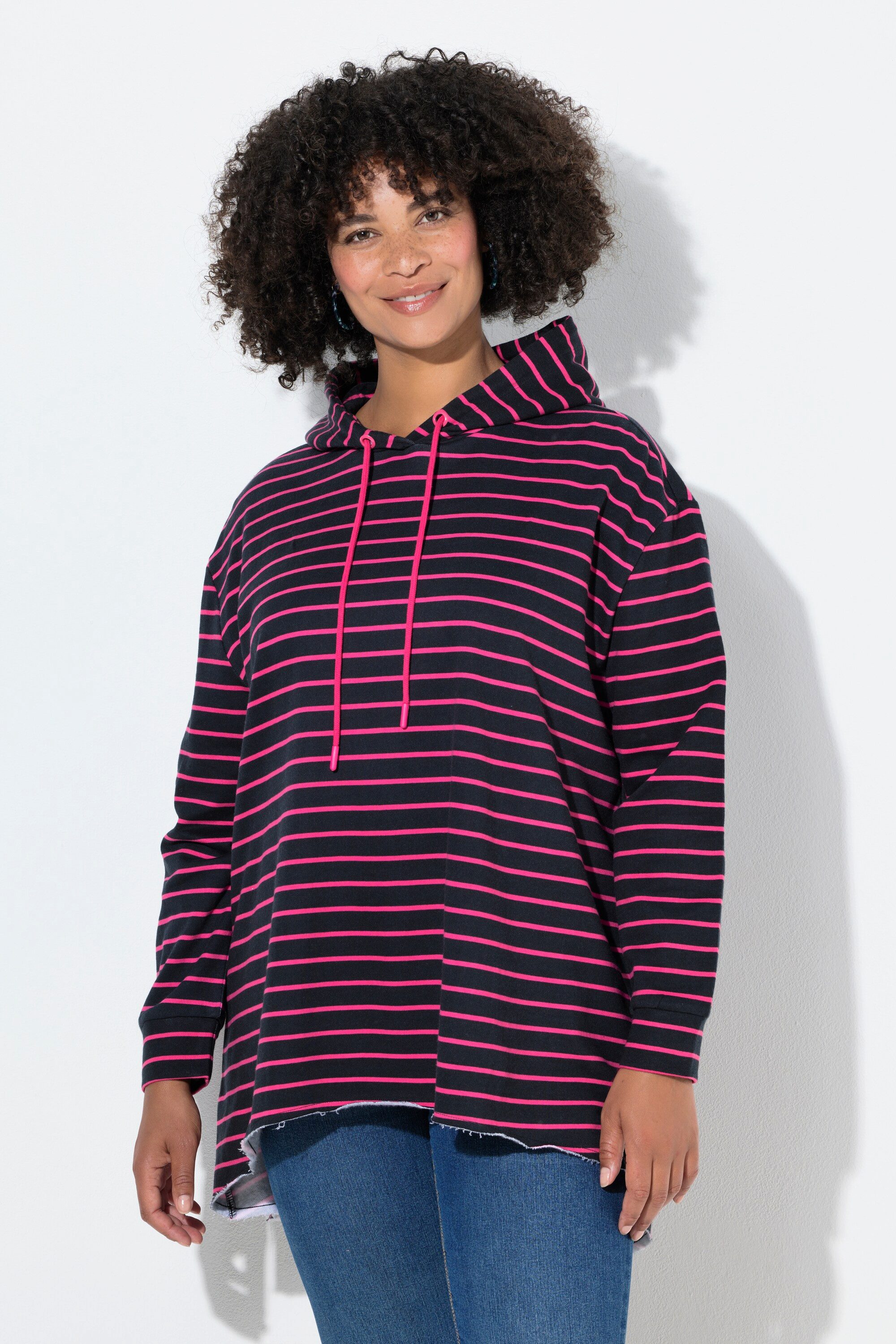 Angel of Style Sweatshirt Hoodie A-Linie Ringel Kapuze