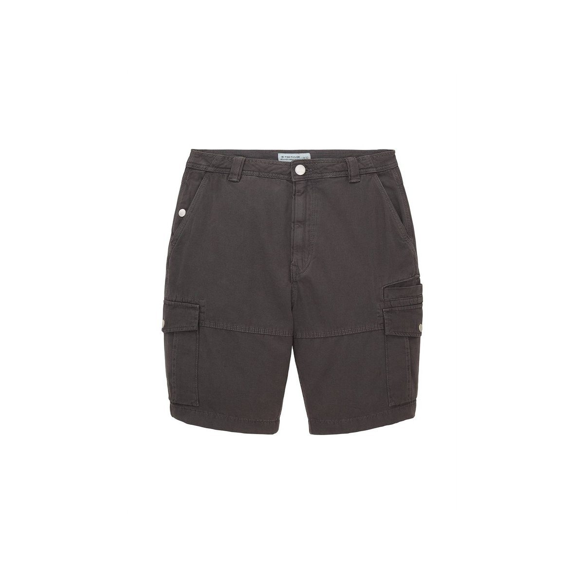 Angabe) Tarmac (1-tlg., regular Grey grau TAILOR Cargoshorts TOM keine