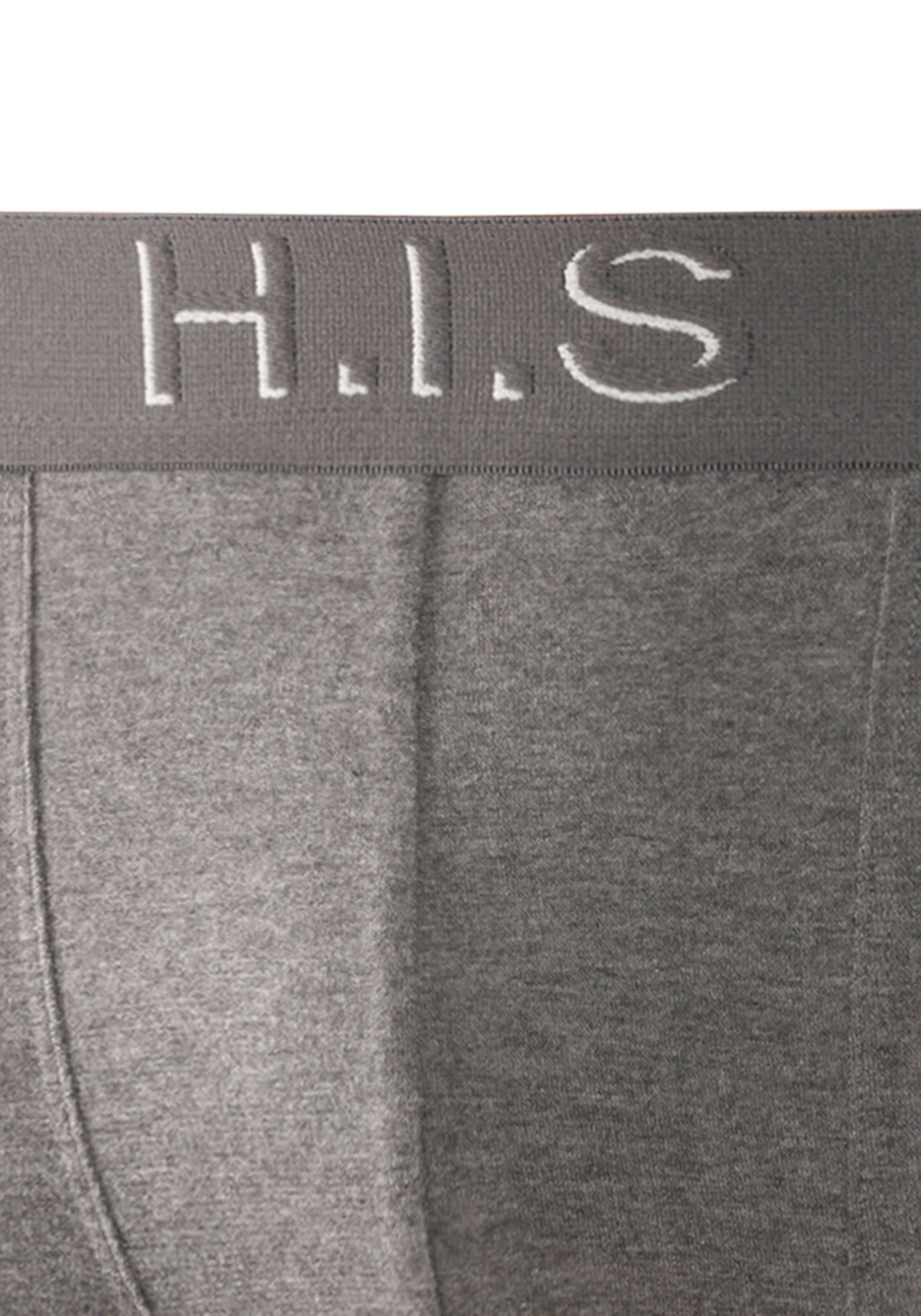 H.I.S Boxer Boxershorts für Herren (Packung, 5-St) Logo Webbund mit 3D Effekt