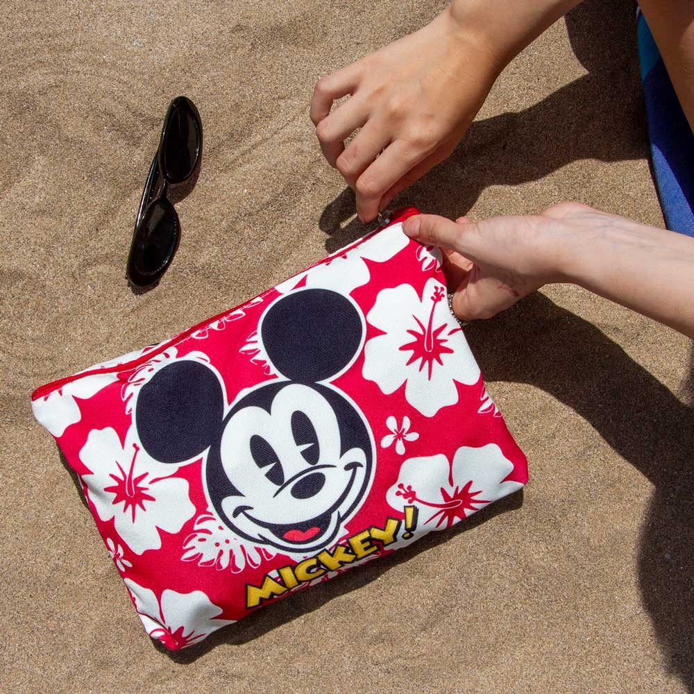 Karactermania Kulturbeutel Disney Micky Maus Kosmetiktasche Kulturtasche Waschtasche Strandtasche, tolles Motiv