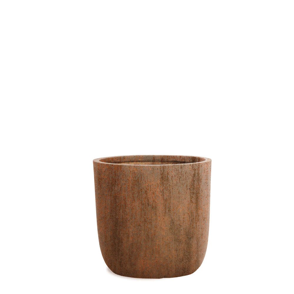 Pflanzwerk® Pflanzkübel CUP Premium Fiberglas Blumenkübel Frostbeständig mit Lotus-Effekt, Lotus-Effekt - Handgefertigt - Rund - Frostbeständig