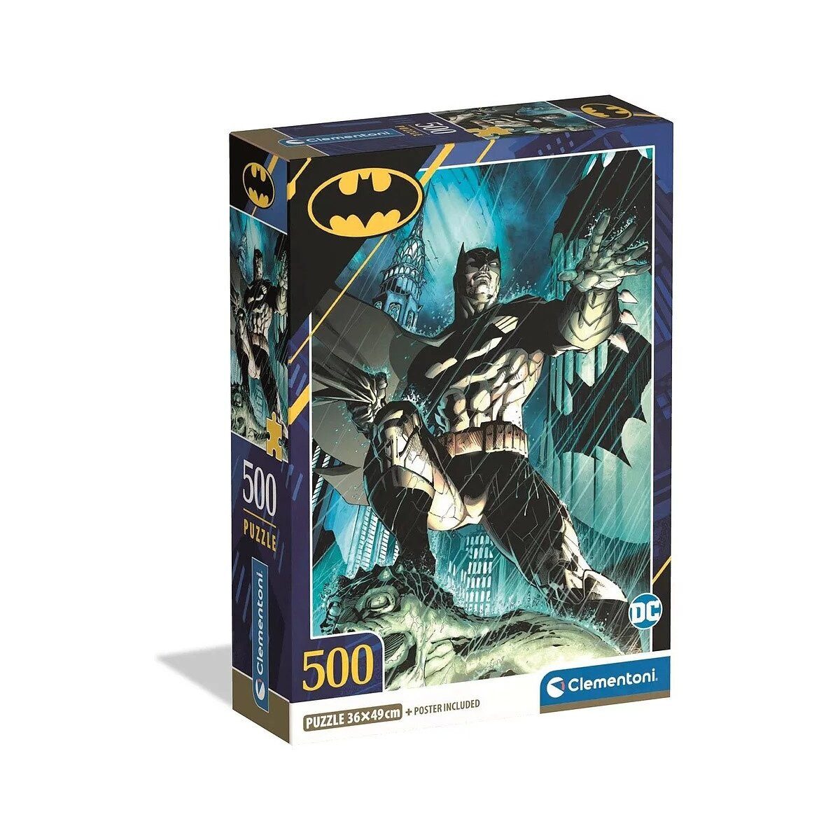 Batman Lernspielzeug Batman Rainy 500-teiliges Compact Puzzle Clementoni