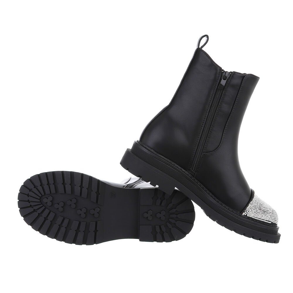 Ital-Design Damen Freizeit Plateaustiefelette (84989742) Blockabsatz Platea günstig online kaufen