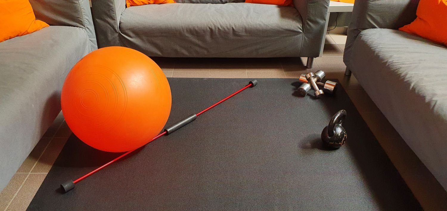 GYMEX Yogamatte GYMEX Fitness-Matte XXL für Yoga, Sport & Fitness