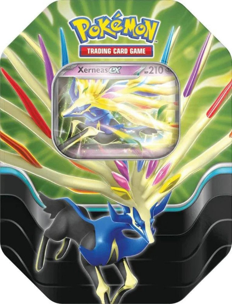 POKEMON JUEGO DE CARTAS Sammelkarte Pokemon Karten TCG Tin Box: Xerneas ex Azur-Legenden (englisch)