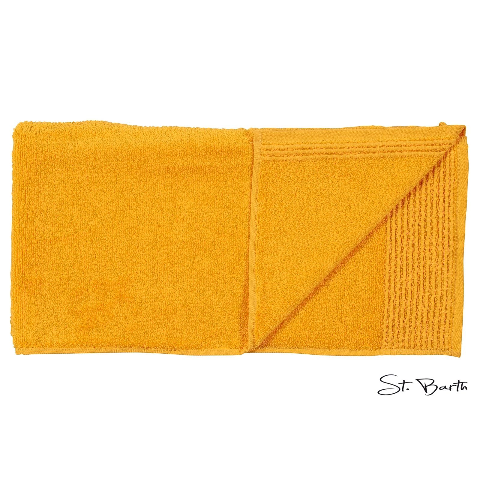 St.Barth Handtuch Handtuch HT 50 x 100, 100 % Baumwolle (1-St) Gelb