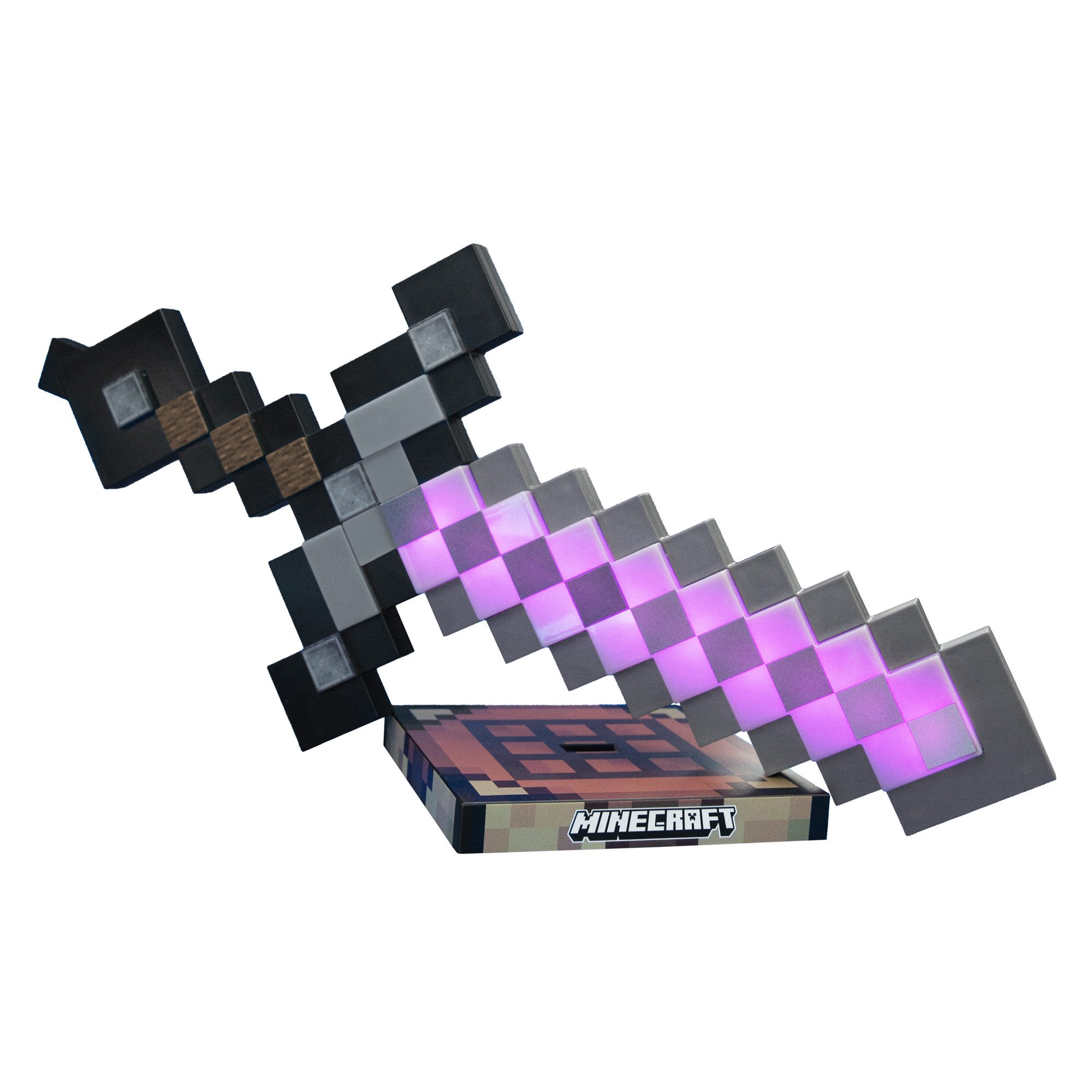Minecraft LED Dekolicht - Deko für Minecraft Fans - Dekolampe, aufladbarer Akku, LED fest integriert, Designs: Fackel, Potion, Creeper, Netherite, Fuchsbaby ode – Bild 5 von 5