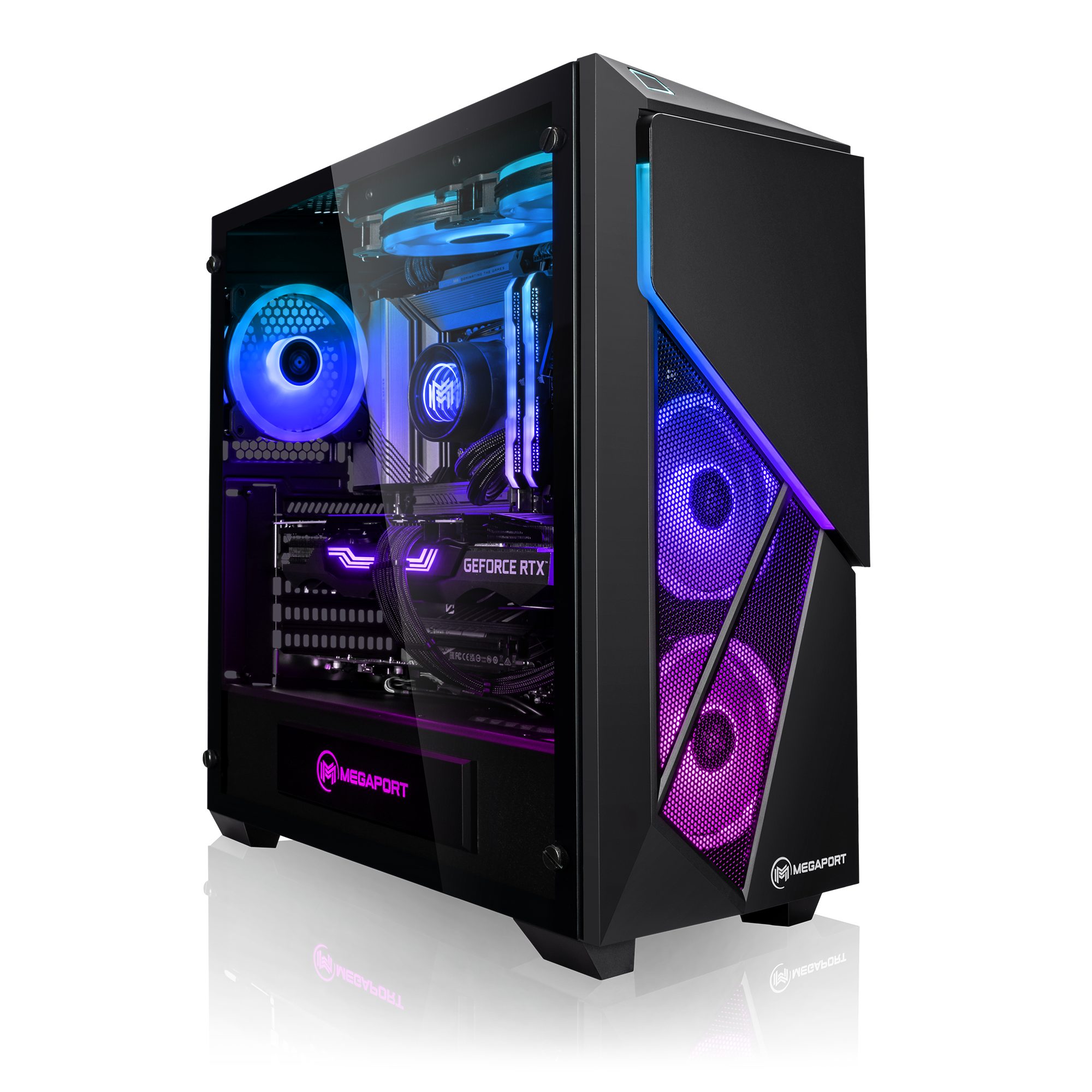 Megaport Intel Core i9-12900KF • GeForce RTX 5060 Ti 16GB • 32GB DDR4 • Gaming-PC (Intel Core i9 12900KF, NVIDIA GeForce RTX 5060 Ti 16GB, 32 GB RAM, 1000 GB SSD, Wasserkühlung, Windows 11)